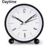 4" Super Silent Non Ticking Analog Alarm Clock with Night Light - Image 5