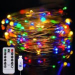 40 Ft. USB Waterproof Remote Control LED Christmas String Lights with 8 Modes - Image 4
