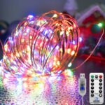 40 Ft. USB Waterproof Remote Control LED Christmas String Lights with 8 Modes - Image 5