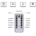 40 Ft. USB Waterproof Remote Control LED Christmas String Lights with 8 Modes - Image 3