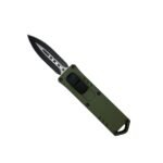 4.5" Dagger Blade OTF Knife with Belt Clip - Image 5