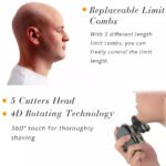 5-in-1 4D Rotary Electric Shaver Beard Trimmer - Image 6