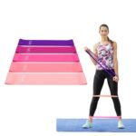 5-Pack: Precision Workout Yoga Fitness Exercise Bands Loops - Image 2