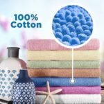 5-Pack: Super Absorbent 100% Cotton Bath Towels - Image 8