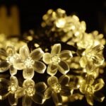 50 LED Fairy Flower Blossom Solar String Lights - Image 10