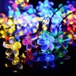 50 LED Fairy Flower Blossom Solar String Lights - Image 3
