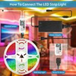 5M LED Strip Light 5050 SMD RGB Waterproof Smart WIFI IR APP Controller - Image 7