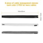 6-Pack: Cable Sleeve Wrap Cover - Image 2