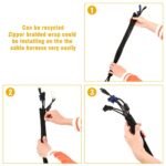 6-Pack: Cable Sleeve Wrap Cover - Image 6