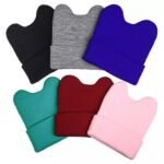 6-Pack: Kids' Warm and Cute Acrylic Winter Beanies - Image 3