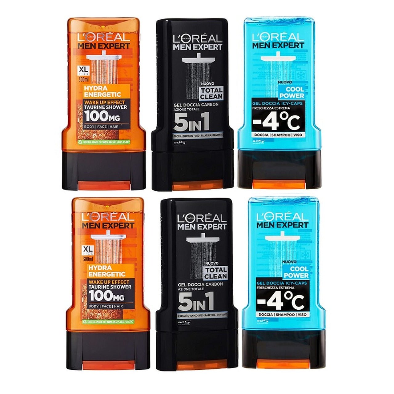 6-pack-loreal-parisr-mens-expert-shower-gel-mens-grooming-dailysale-488694.jpg 6-Pack: L'oreal Paris Men's Expert Shower Gel - Image 1