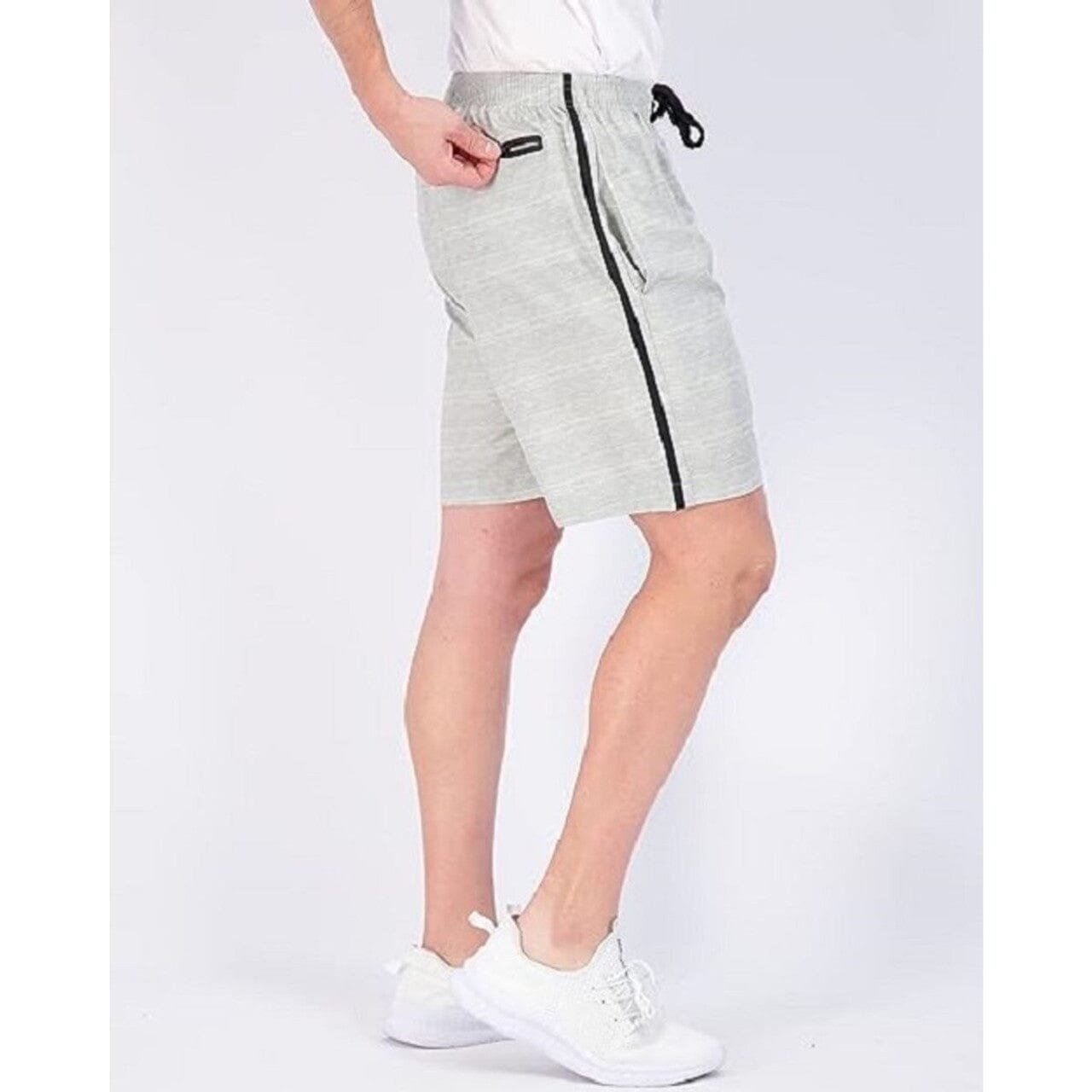 6-Pack: Men's Active Woven Shorts with Zipper Pocket - Image 3