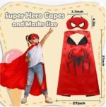 6-Pack: Superhero Reversible Cape & Mask Set - Image 3