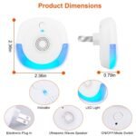 6-Pack: Ultrasonic Pest Repellers Plug-In Indoor Pest Control Mouse Repellent - Image 8
