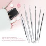 6-Pieces Set: Blackhead Remover Comedones Extractor Acne Removal Kit - Image 3