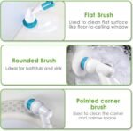 Electric Spin Scrubber Cordless Scrubber Brush with Long Handle - Image 4