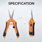 6.5 Inch Stainless Steel Gardening Hand Pruner Shears - Image 2