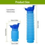 750ml Unisex Reusable Emergency Shrinkable Urinal - Image 10