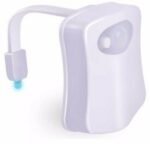 8-Color LED Sensor Motion-Activated Bathroom Toilet Light - Image 7