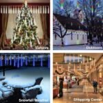 8-Pieces: Waterproof LED Meteor Shower Rain Lights - Image 3