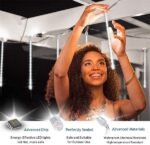 8-Pieces: Waterproof LED Meteor Shower Rain Lights - Image 11