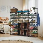 8-Tier Shoe Rack Metal Shoe Storage Shelf - Image 12