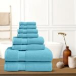 8-Piece: 100% Organic Cotton Bath Towel Set - Image 2
