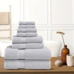 8-Piece: 100% Organic Cotton Bath Towel Set - Image 3