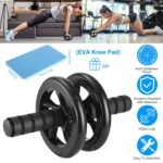Ab Roller Wheel Fitness Exercise with Knee Pads - Image 11