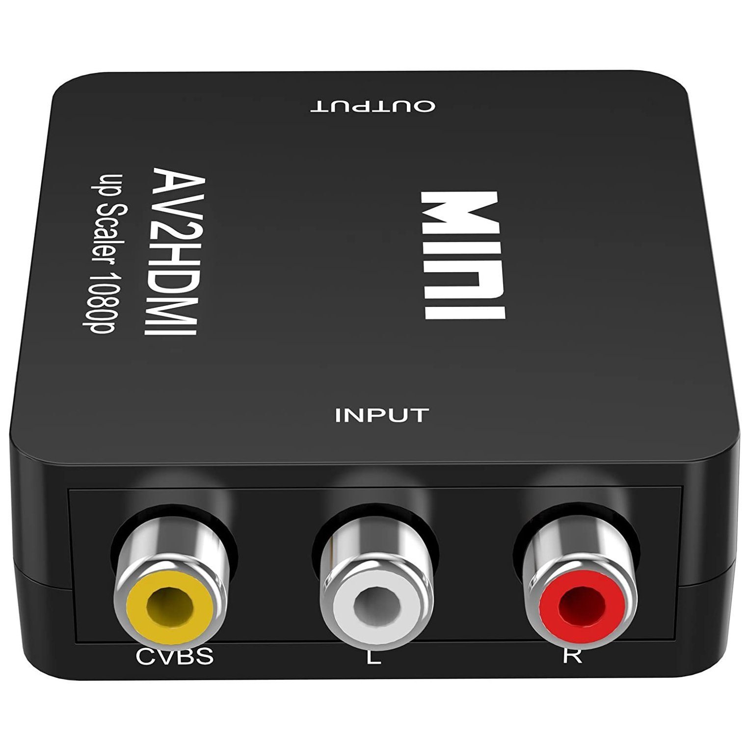 ABLEWE 1080P Mini RCA Composite CVBS Video Audio Converter Adapter