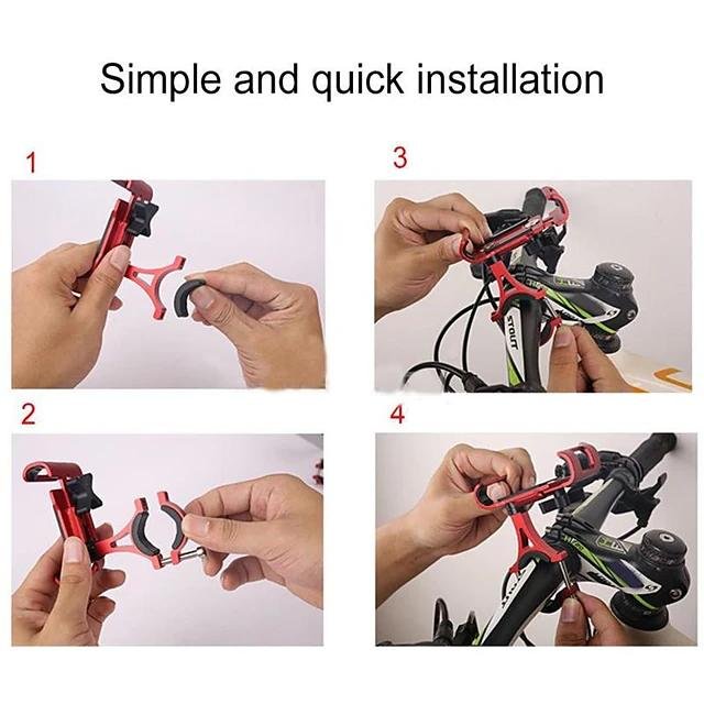 Aluminum Alloy Motorcycle Mobile Phone Holder - Image 12