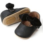 Antheron Baby Girls Mary Jane Flats with Bowknot - Image 2