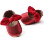 Antheron Baby Girls Mary Jane Flats with Bowknot - Image 4