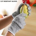 Anti-Cut Gloves 5 Grade Safety Cut Proof Stab Resistant Stainless Steel - Image 11