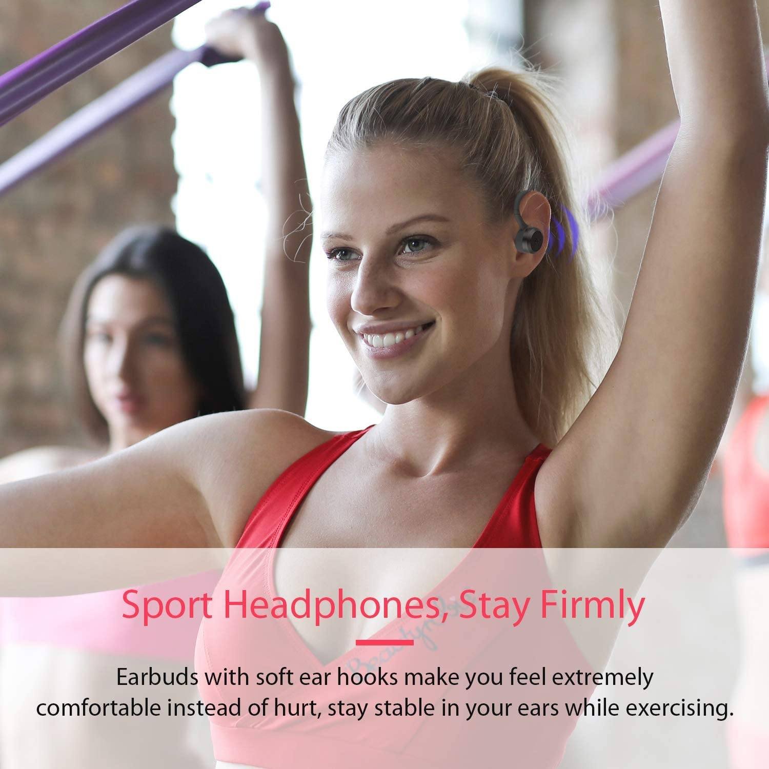 APEKX Bluetooth Headphones True Wireless Earbuds with Charging Case - Image 16