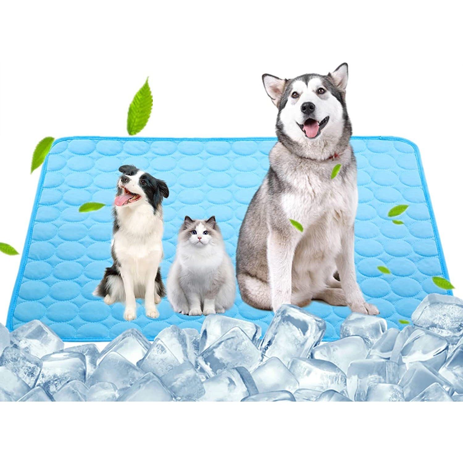 Automatic Cooling Dog Mat Washable Pet Sleeping Blanket Mat