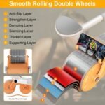 Automatic Rebound Abdominal Wheel Roller for Core Strength with Timer Kneel Pad - Image 9