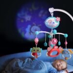 Baby Musical Crib Bed Bell Rotating Mobile Star Projection - Image 13