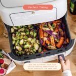 Beautiful 9 QT TriZone Air Fryer White Icing by Drew Barrymore - Image 9