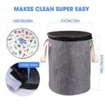 BebiQ Toy Organizers and Storage Baskets with Large Baby Play Mat - Image 3