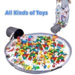 BebiQ Toy Organizers and Storage Baskets with Large Baby Play Mat - Image 4