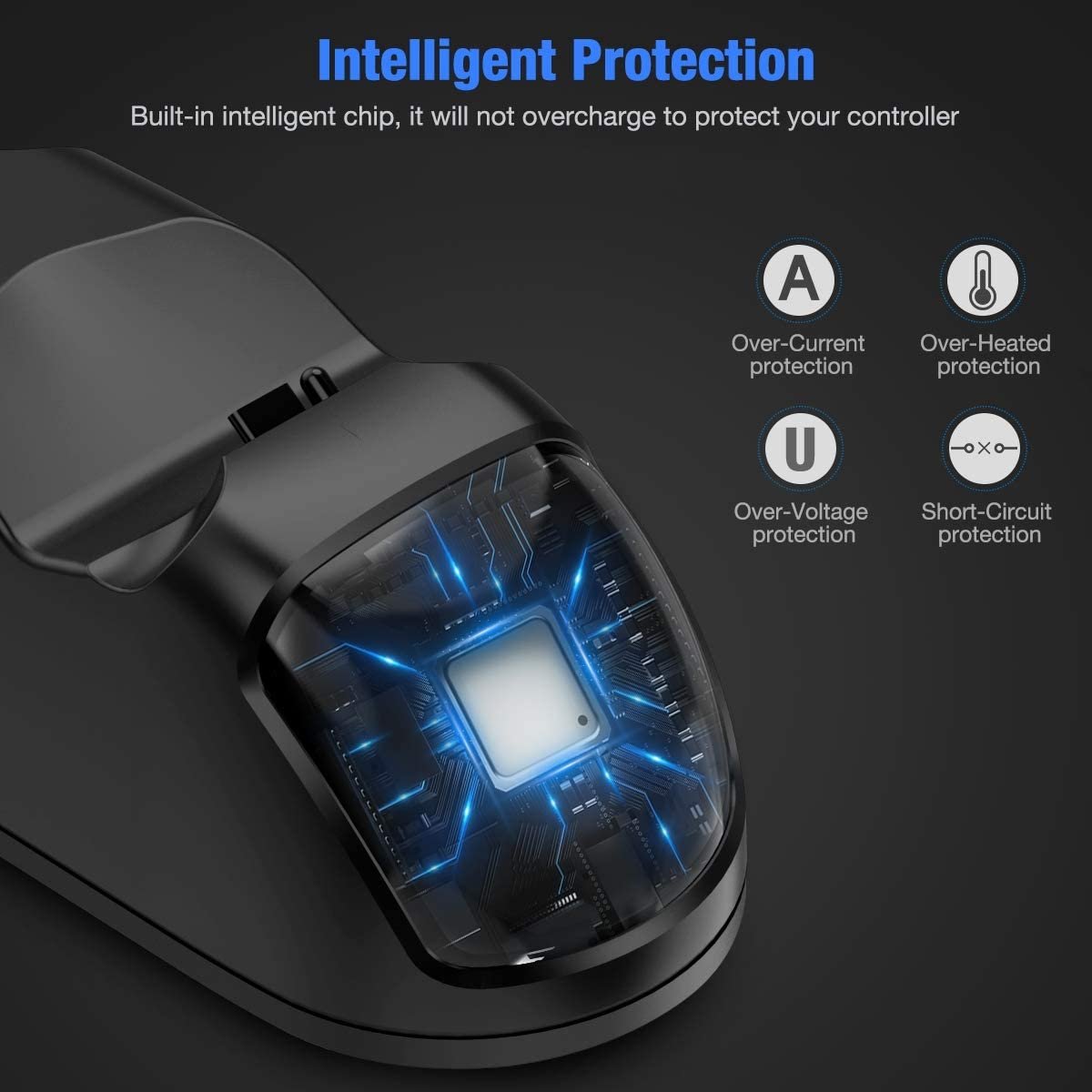 BEBONCOOL Controller USB Charging Station Dock for PS4 - Image 4