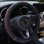 Bling Soft Leather Car Steering Wheel Cover Non-Slip Heat And Cold Protector - Image 5
