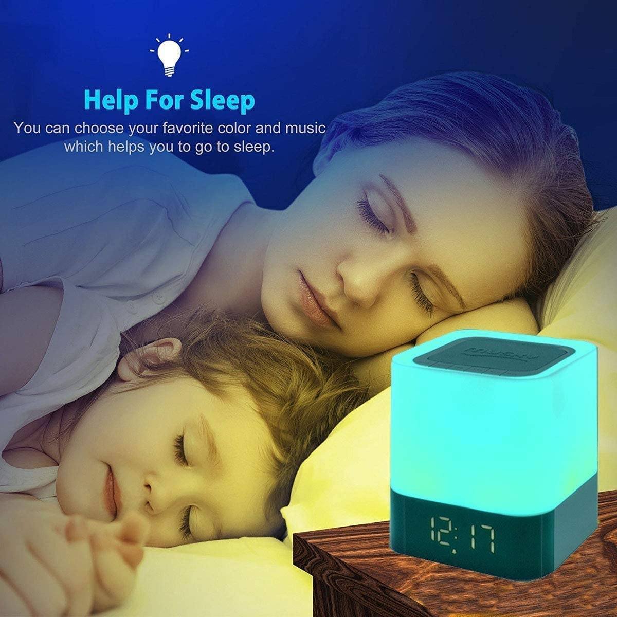 Bluetooth Speaker Touch Sensor Bedside Lamp - Image 5