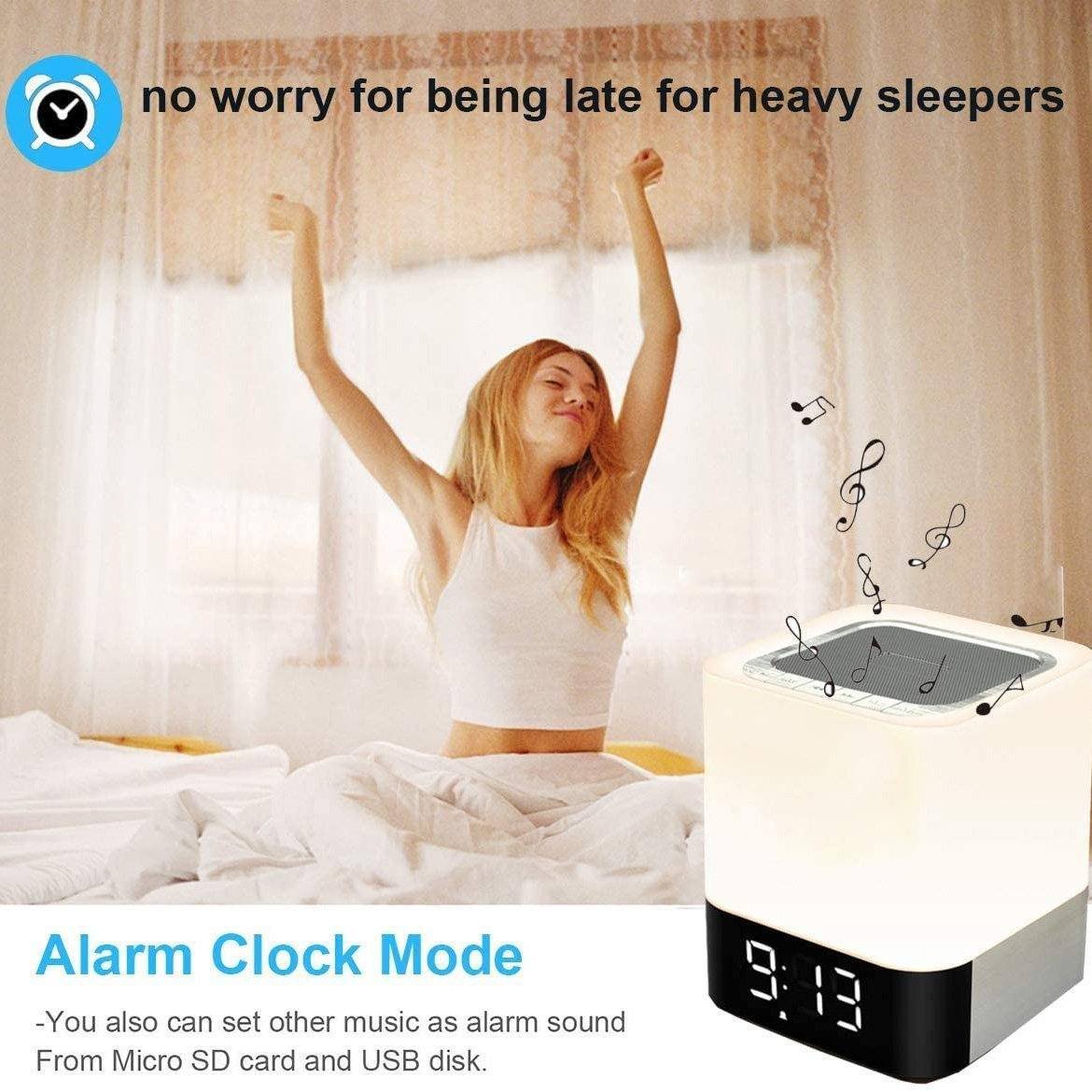 Bluetooth Speaker Touch Sensor Bedside Lamp - Image 7