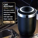 Car Ashtray Multi-functional Universal Household Portable Metal Liner Ashtray - Image 5