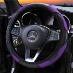 Car Auto Steering Wheel Cover Carbon Fibre Breathable Anti-slip Protector - Image 3