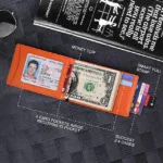 Carbon Fiber Rfid Men Wallets Bi-fold Vallet Billfold - Image 8