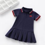 Children Dress Spring Summer Turn-Down Collar - Image 2