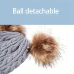 Children's Winter Knitted Wool Lining Warm Hat, Scarf, Glove Set For 2-5 Year Old Boys And Girls - Image 14